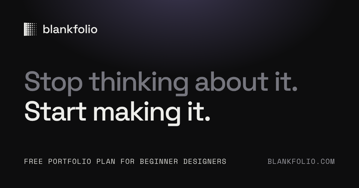 I made a free tool that helps designers plan their portfolio